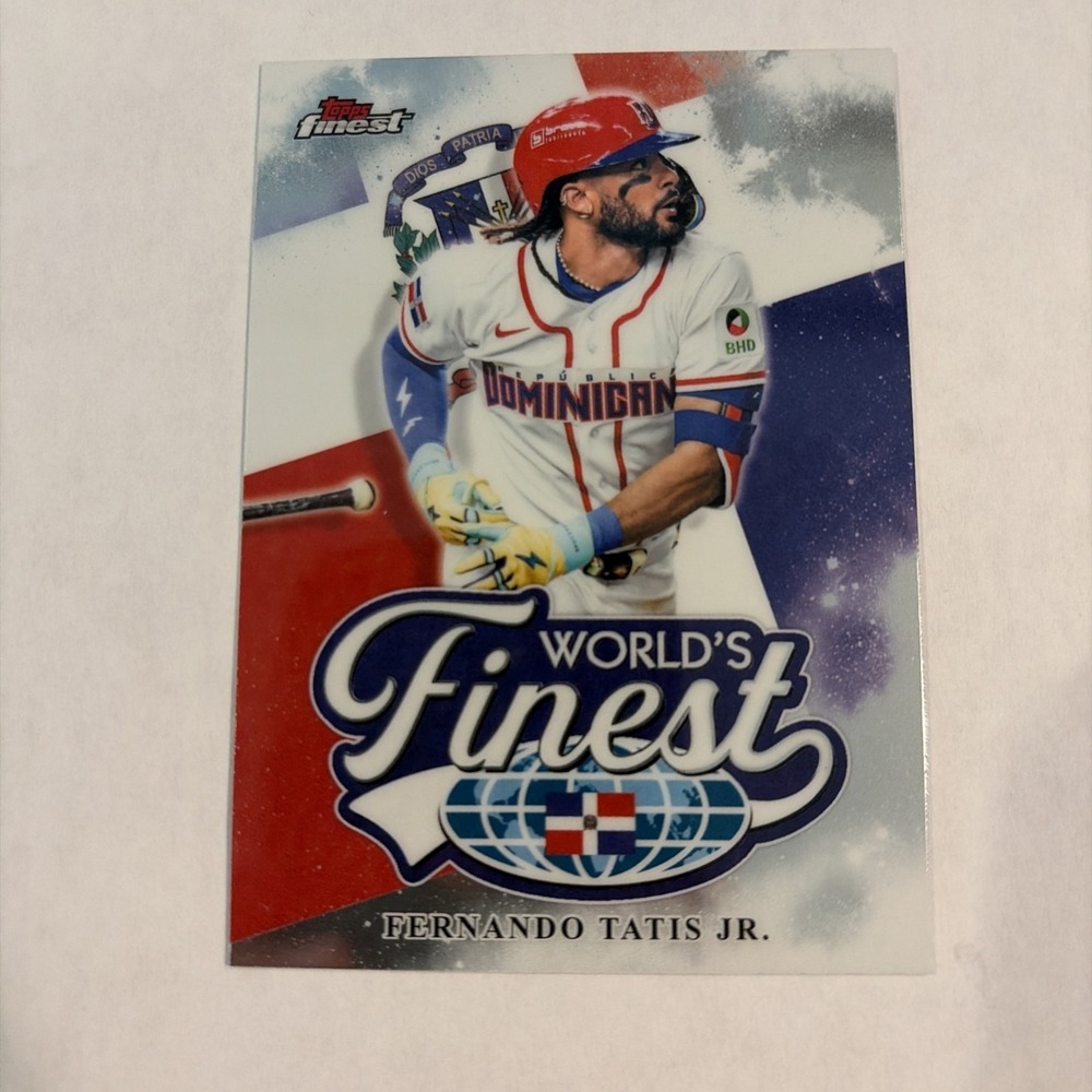 Topps 2026 Topps Finest Fernando Tatis Jr. World's Finest Insert #WF-18 DR